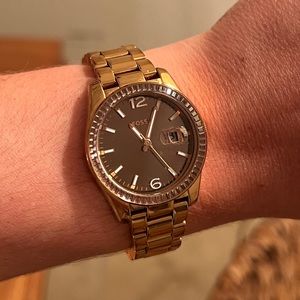 Rose Gold Fossil Watch